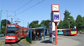 Strassenbahn in Bielefeld Schildesche